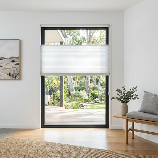 Honeycomb cellular blinds in a modern Australian home